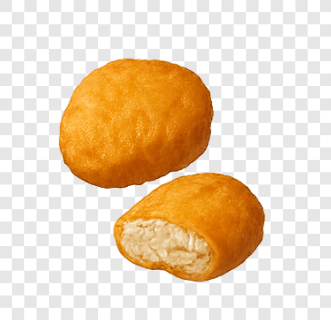Fried chicken nuggets with crispy coating PNG