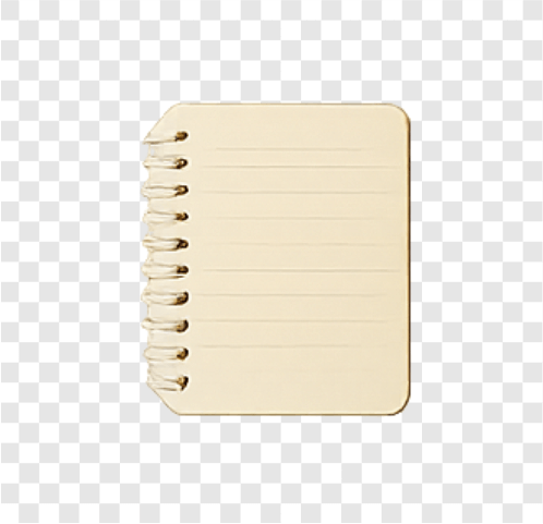 Realistic spiral Notepad PNG for writing and school notes
