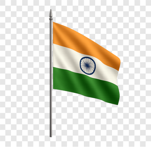 India Flag PNG Free Download – High-Quality Transparent Background