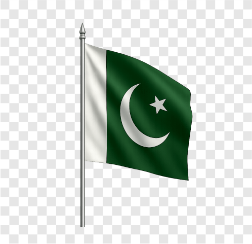 Pakistan flag PNG transparent background high-quality image free download